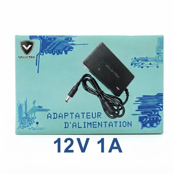 Adaptateur VAUXTECH 12VDC 1A