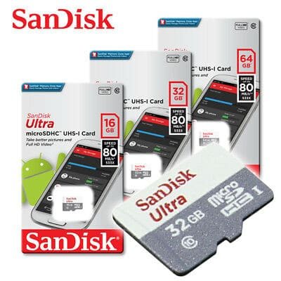 Carte mémoire µSD Class 10 SanDisk Ultra - 128GB 100MB/S