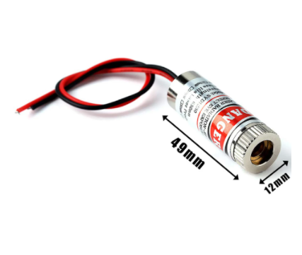 Module Laser rouge 12mm 650nm 5mw