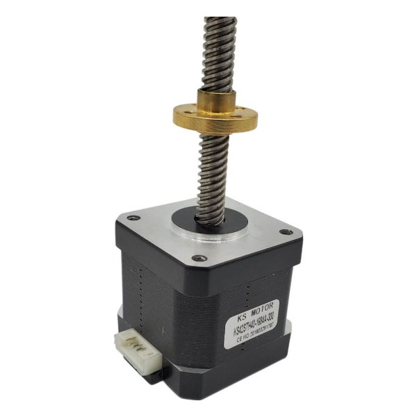 Moteur Pas à Pas Stepper NEMA17 KS42STH40-1684A-300 + Tige filté 30cm intégré
