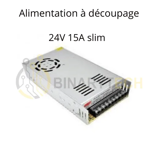 Alimentation a découpage 24V 15A SLIM
