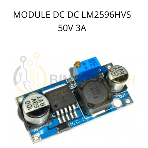 وحدة محول DC-DC خافض للجهد، LM2596hvs 50V 3A