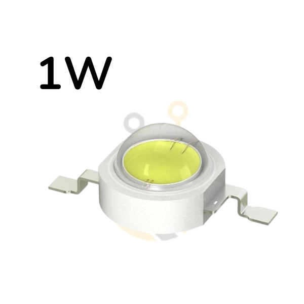 LED عالي القدرة 1W أبيض 8500K (400mA-500mA/DC 2V-2.4V/1Watt)