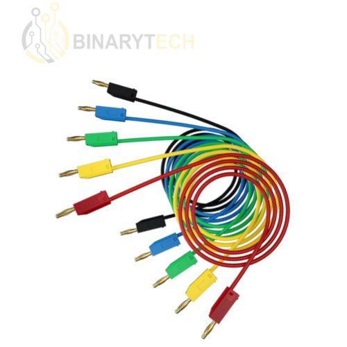 Test Lead with 4mm Banana Plug 10A 25cm/75cm/1meter - Black, 75cm
