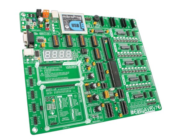 Starter-kit "EasyAVR7" Développement sur AVR 8 à 40 broches