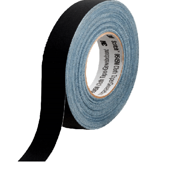 شريط لاصق قماشي Scotch® أسود (الطول x العرض) 50mx12mm - بالمتر
