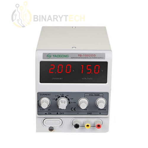 Alimentation variable de laboratoire Yaogong, YG-1502DD 15V 2A