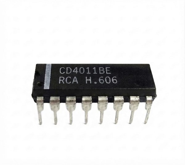Circuit intégré Portes logiques Quad 2-Input CMOS Texas instrument, CD4011BE DIP-14 HT
