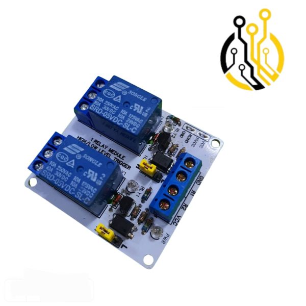 module relais 2 canaux High/Low isolé level BINARYTECH - 5VDC