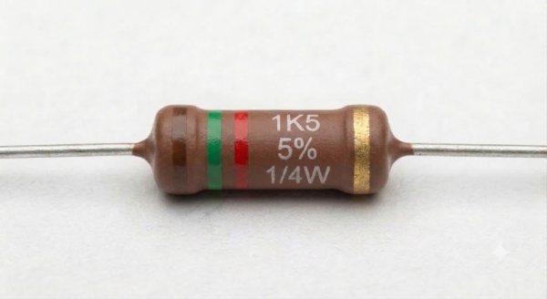 Résistances 1/4W 5% - 1K5