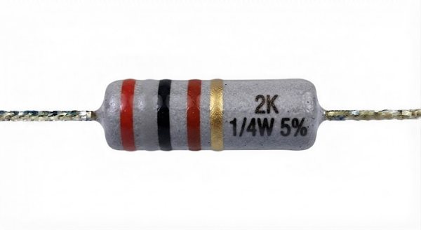 Résistances 0207 (0,6W) 5% - 2K