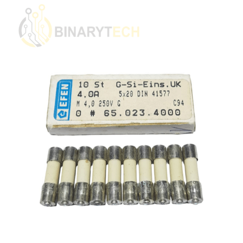 فيوز سيراميكي 5x20mm من EFEN UK، M 4A 250VAC (10 قطع)