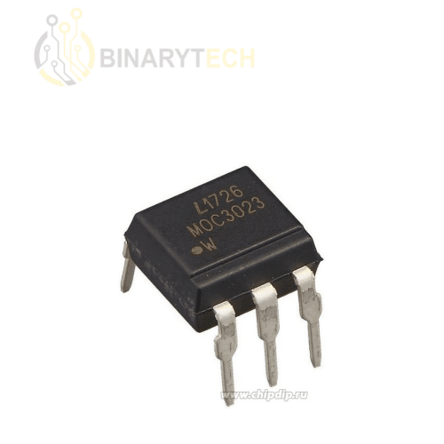 Optoctriac non zero-cross driver optocoupleur West crown, MOC3023 1A 400V LED Trigger Current 5mA PDIP-6