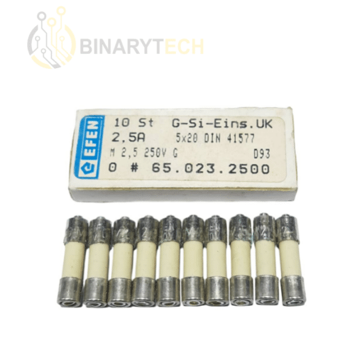 فيوز سيراميكي 5x20mm من EFEN UK، M 2.5A 250VAC (10 قطع)