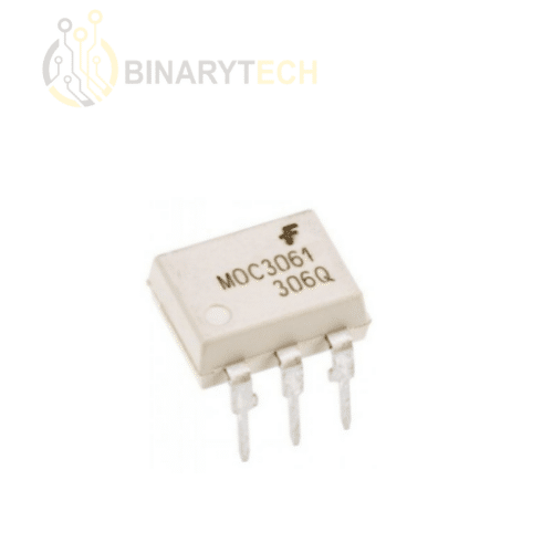 Optoctriac zero-cross driver optocoupleur Fairchild, MOC3061 600V 1A PDIP-6