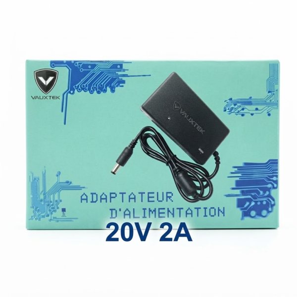 Adaptateur VAUXTECH 20VDC 2A