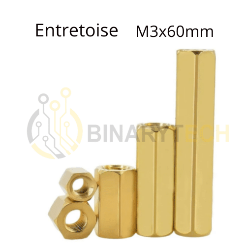 Entretoise Femelle En Laiton M3*60mm