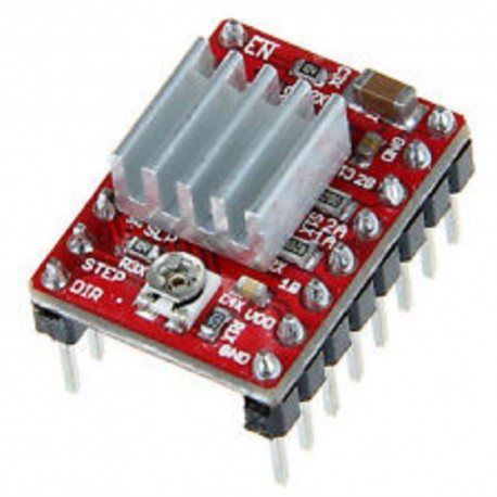 وحدة مشغل محرك خطوي، A4988 8-35V 1Amax