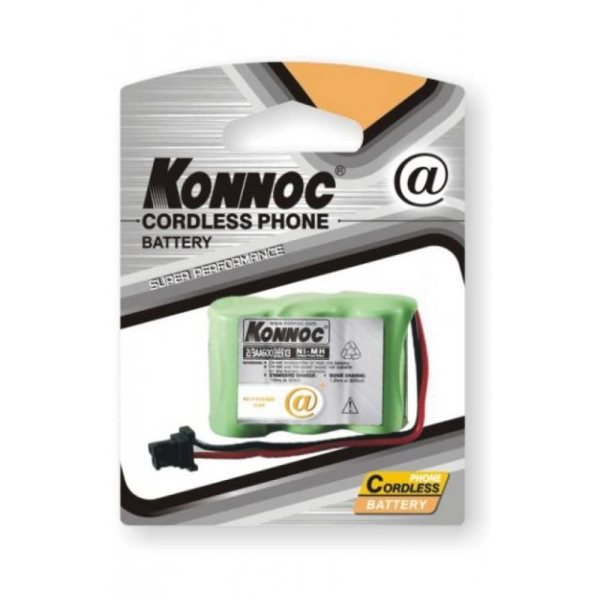 بطاريات Ni-Mh قابلة للشحن KONNOC 3.6V 1500mAh x3