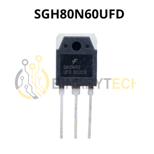 Transistor IGBT SGH80N60UFD Ultrafast 600V 80A 195W TO-3PN