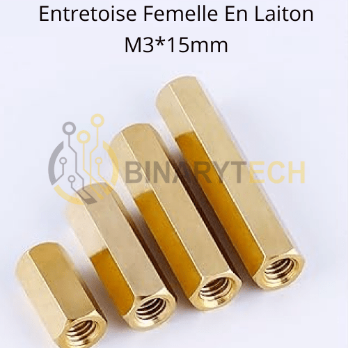 Entretoise Femelle En Laiton M3*15mm