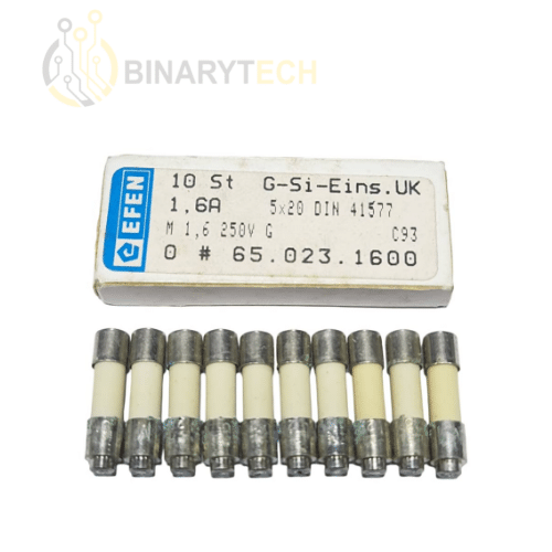فيوز سيراميكي 5x20mm من EFEN UK، M 1.6A 250VAC (10 قطع)