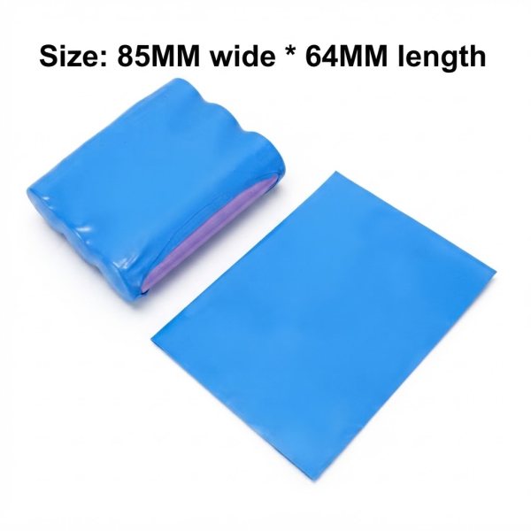 Gaine thermorétractable PVC pour batterie 18650 - 85x65mm (3 piles)