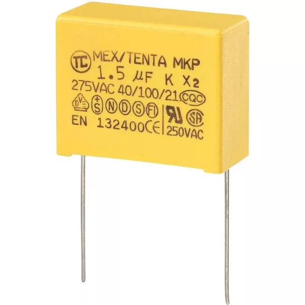 Condensateur 1.5uF 275VAC X2 22mm