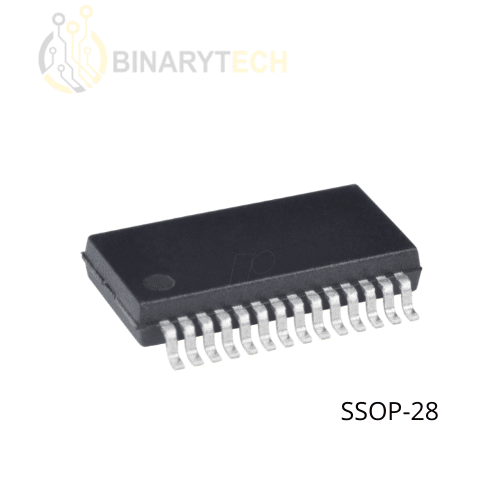 Contrôleur Ethernet avec interface SPI Mircrochip, ENC28J60-I/SO SSOP-28 SMD