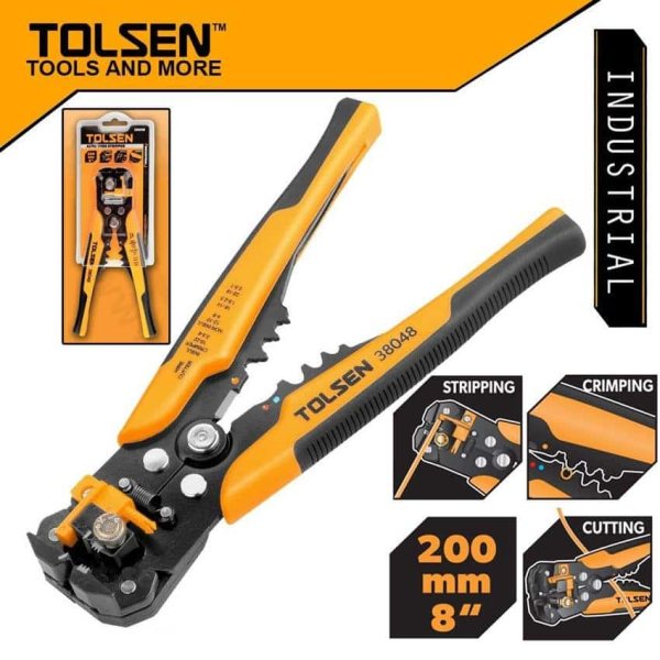 Pince à dénuder multifonctionnelle TOLSEN 38048