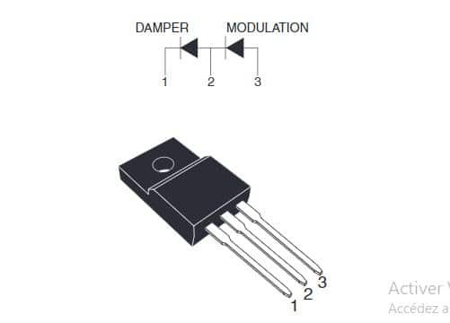 Diode V205GU DAMPER+MODULATION