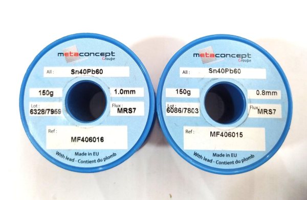 Etain de soudure Metaconcept 150g 1mm/0.8mm - 0.8mm