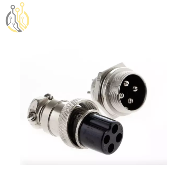 Connecteur métallique GX16 - 4 broches