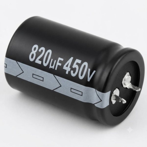 Electrolytic Capacitor 820uF 450V 35x60mm