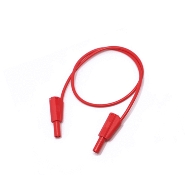 Test Lead with 2mm Banana Plug 20A with Sliding Sleeve 60cm Red