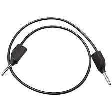 Test Lead with 2mm Banana Plug 20A 60cm Black