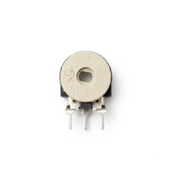 Potentiomètre trimmer 100K 0.15W ± 20% Ajustement par le dessus