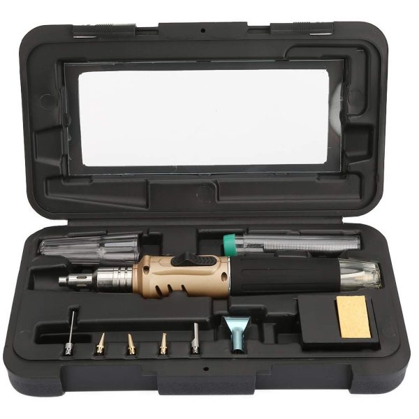 Kit de Fer à Souder à Gaz, 10 Pièces HS-1115K
