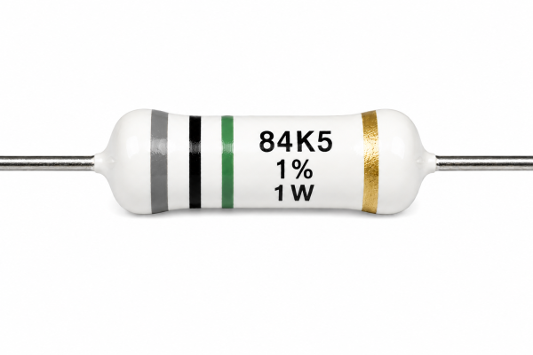 Metal Oxide Resistor 84K5 1% 1W