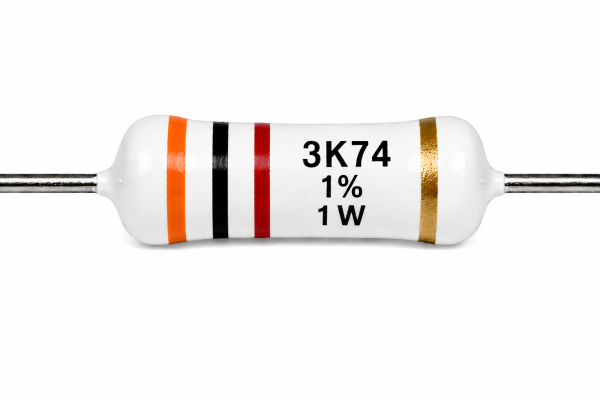 Résistances 3K74 1% 1W