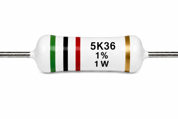 Résistances 5K36 1% 1W