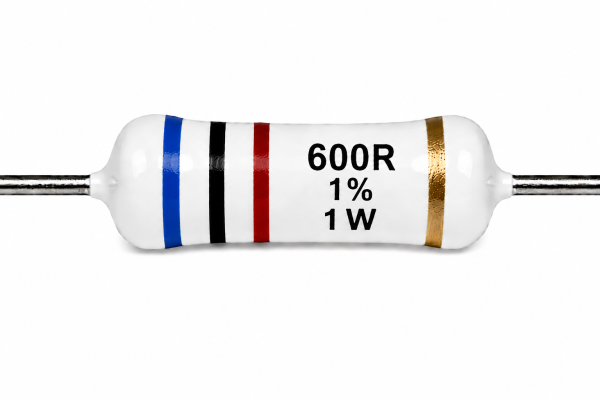 Résistances 600R 1% 1W