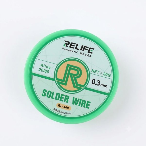 File à souder étain RELIFE RL-440 0,3mm / 20g