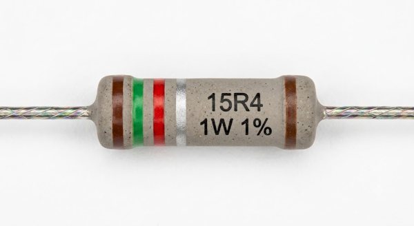 Résistances 1W 1% - 15R4