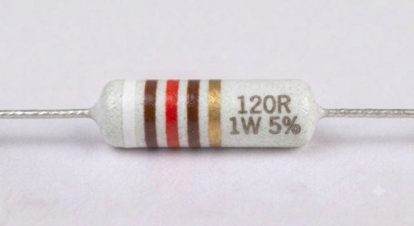 Résistances 120R 5% 1W