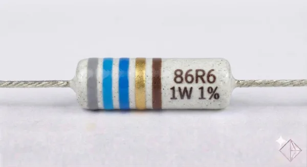 Résistances 1W 1% - 86R6