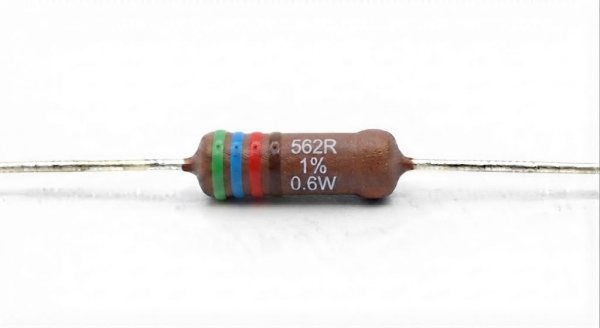 Résistances 0207 ( 0.6W ) 1% - 562R