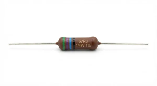 Résistances 1/4W 1% - 57R6