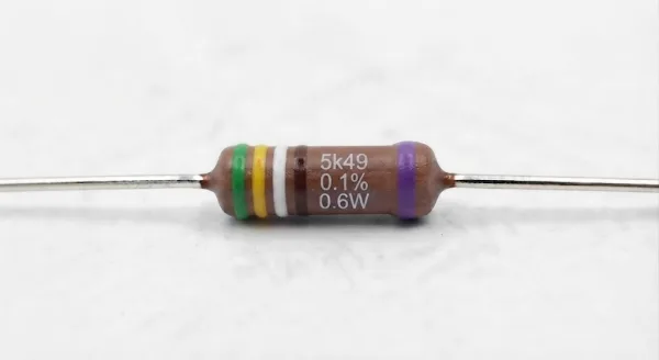 Résistances 0207 (0.6W) 0,1% - 5k49