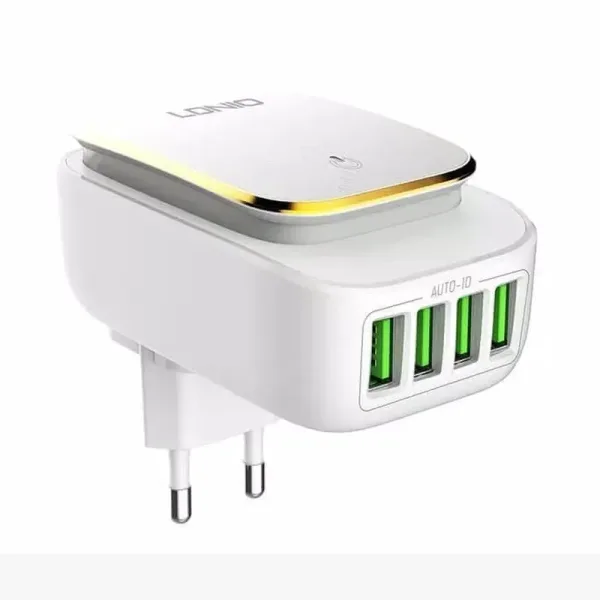 Chargeur Rapide Universelle 4 USB 5V-4.4A 22W LDNIO